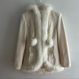 Faux Fur/Wool coat
